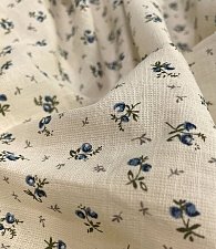 Сорочка крем мильфлер синий